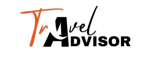 Travel Advisor logo with stylized orange “Tr”, a black “A” shaped like a travel icon, and the word “ADVISOR” in bold black uppercase letters.